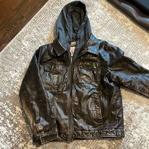 Levi’s men’s leather jacket size large